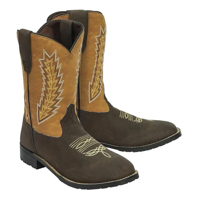 Tuffrider Children's Biscayne Square Toe Western Boot 1