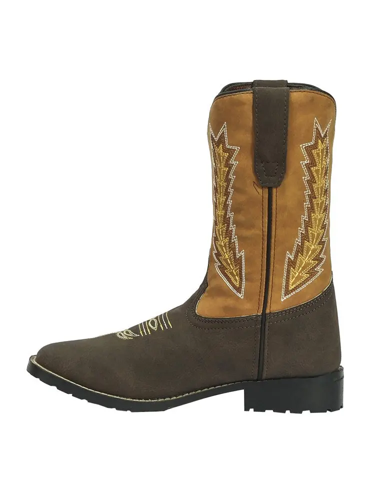 Tuffrider Children's Biscayne Square Toe Western Boot 6