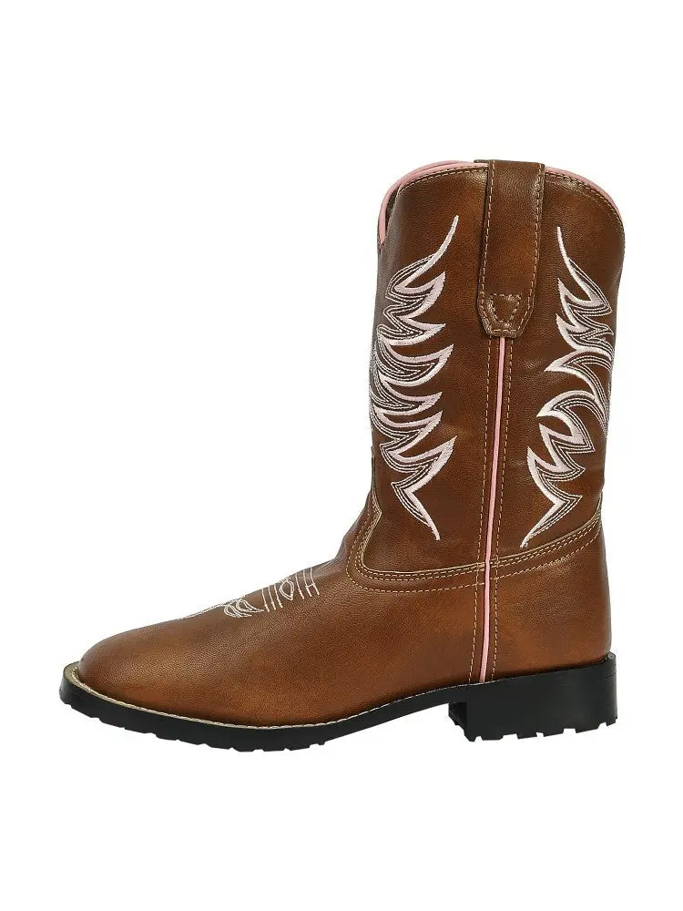 Tuffrider Children's Channel Islands Square Toe Western Boot 5