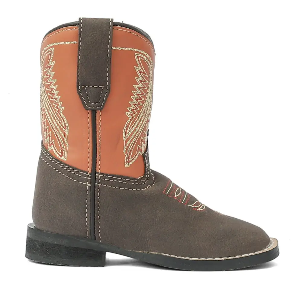 Tuffrider Toddler Big Bend Rounded Toe Western Boot 1