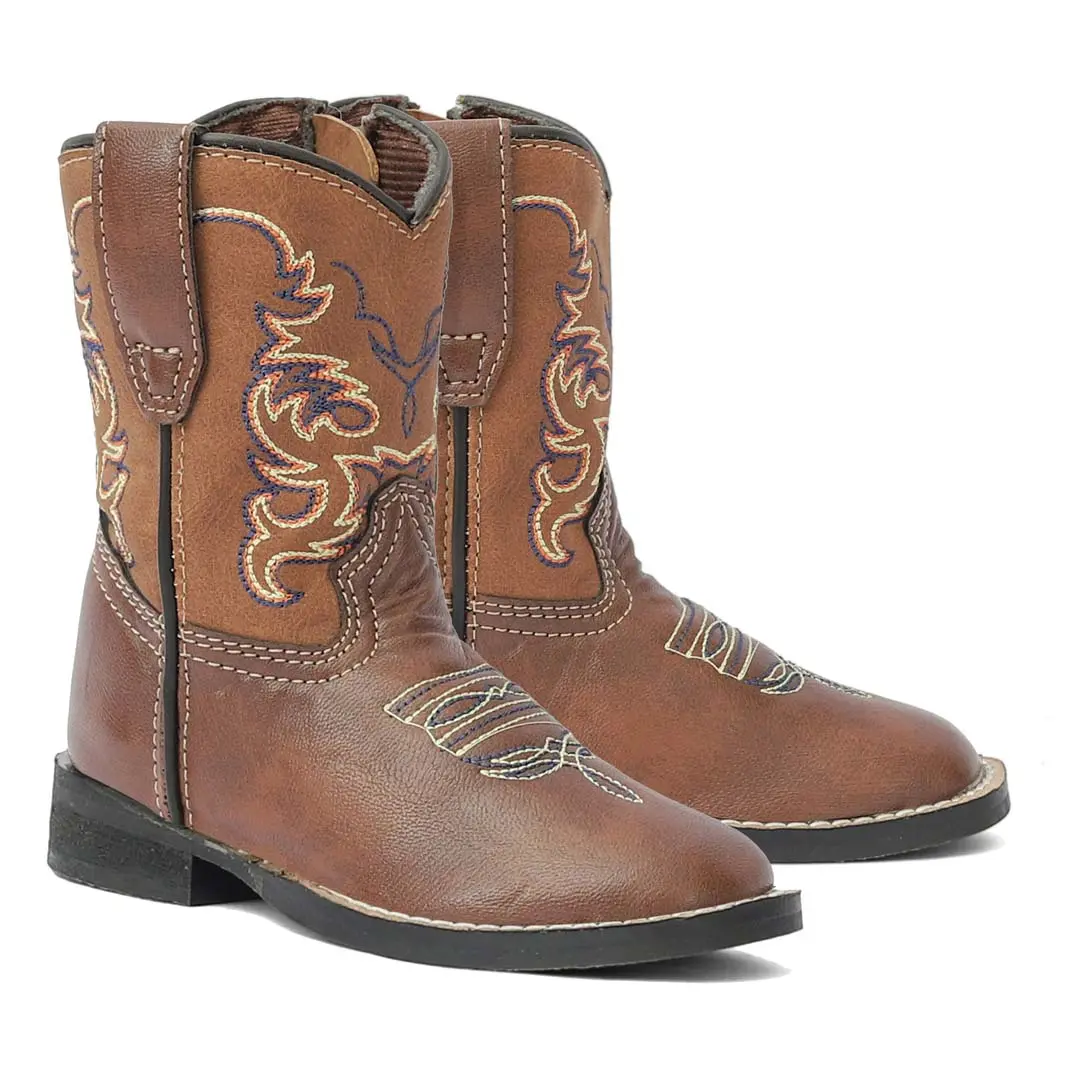 Tuffrider Toddler Kings Canyon Rounded Toe Western Boot 1
