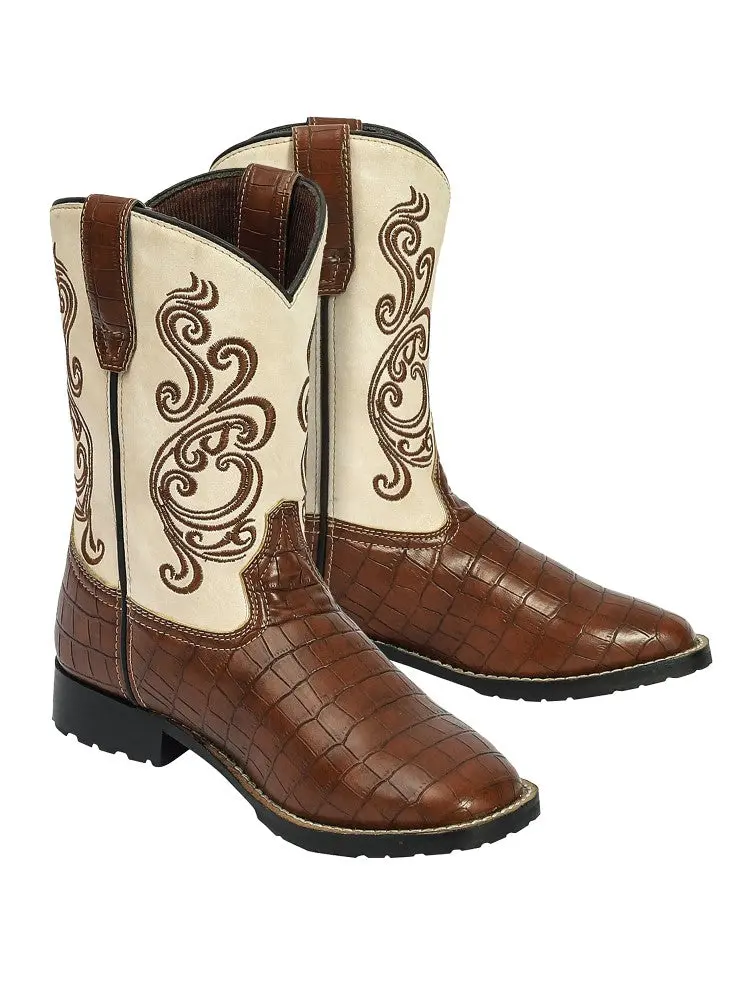 Tuffrider Children's Shenandoah Rounded Toe Western Boot 6