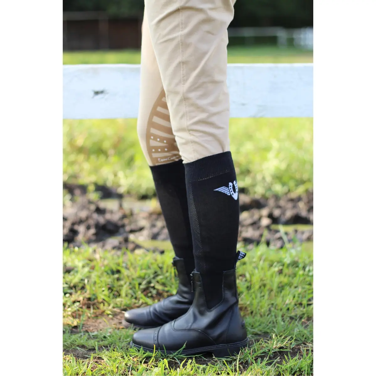 Tuffrider Women Starter Synthetic Leather Front Zipper Paddock Boots 3
