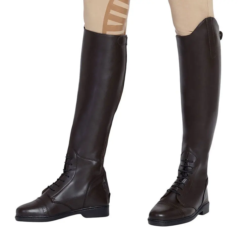 Tuffrider Ladies Starter Back Zip Field Boots In Synthetic Leather 1