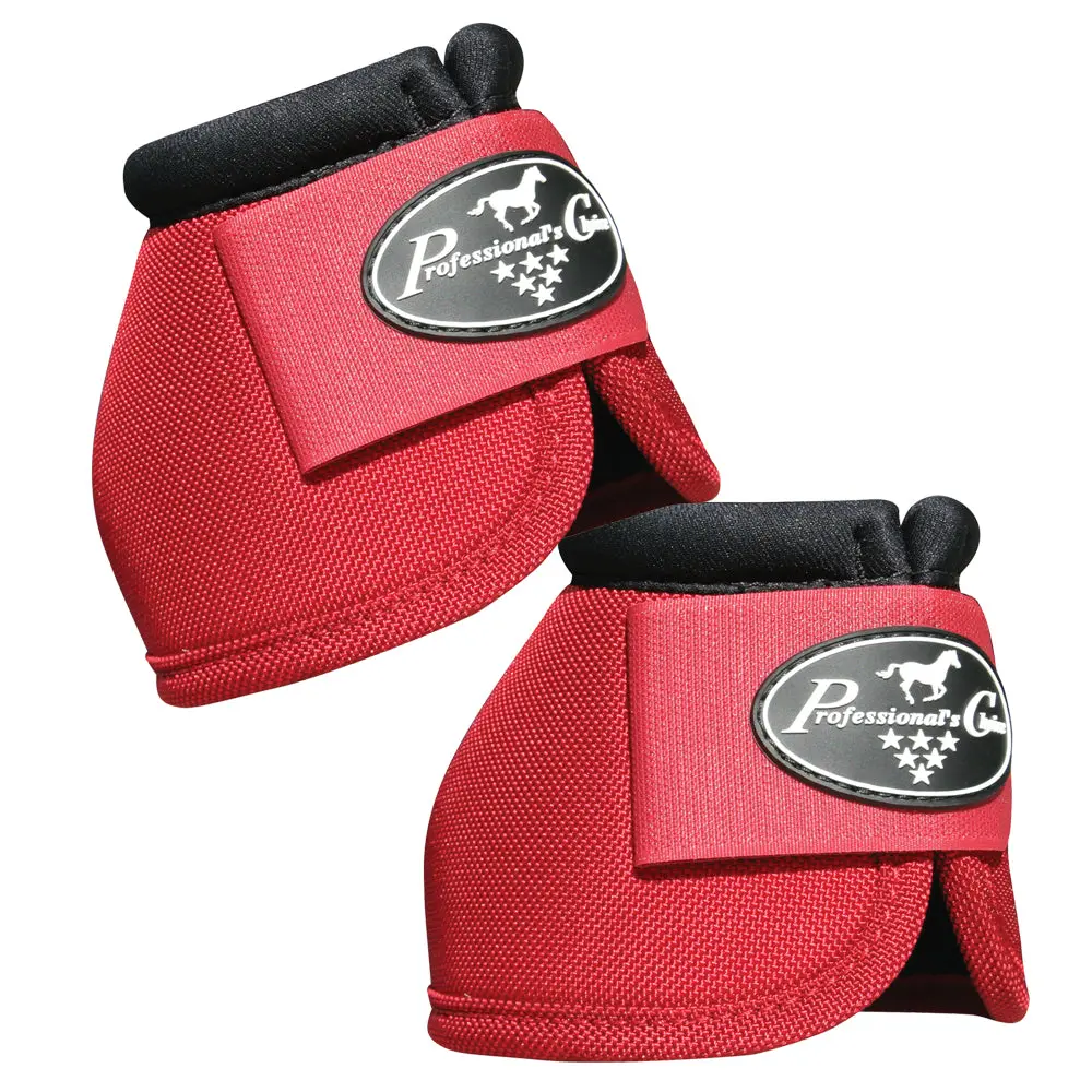 Professional Choice Tack Ballistic Overreach Horse Bell Boots Crimson 1