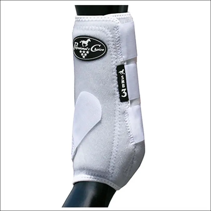 White Small Professional Choice Smb-3 Sports Medicine Horse Boots Sold In Pair 1