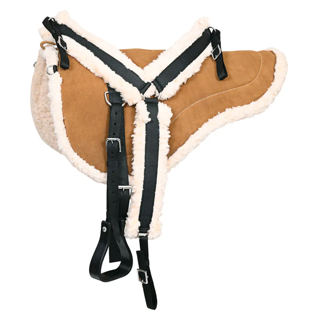 Hilason Western Regular Size Bareback Pad | Breast Collar And Girth Saddle Pads Baretek Riding For Horses 1