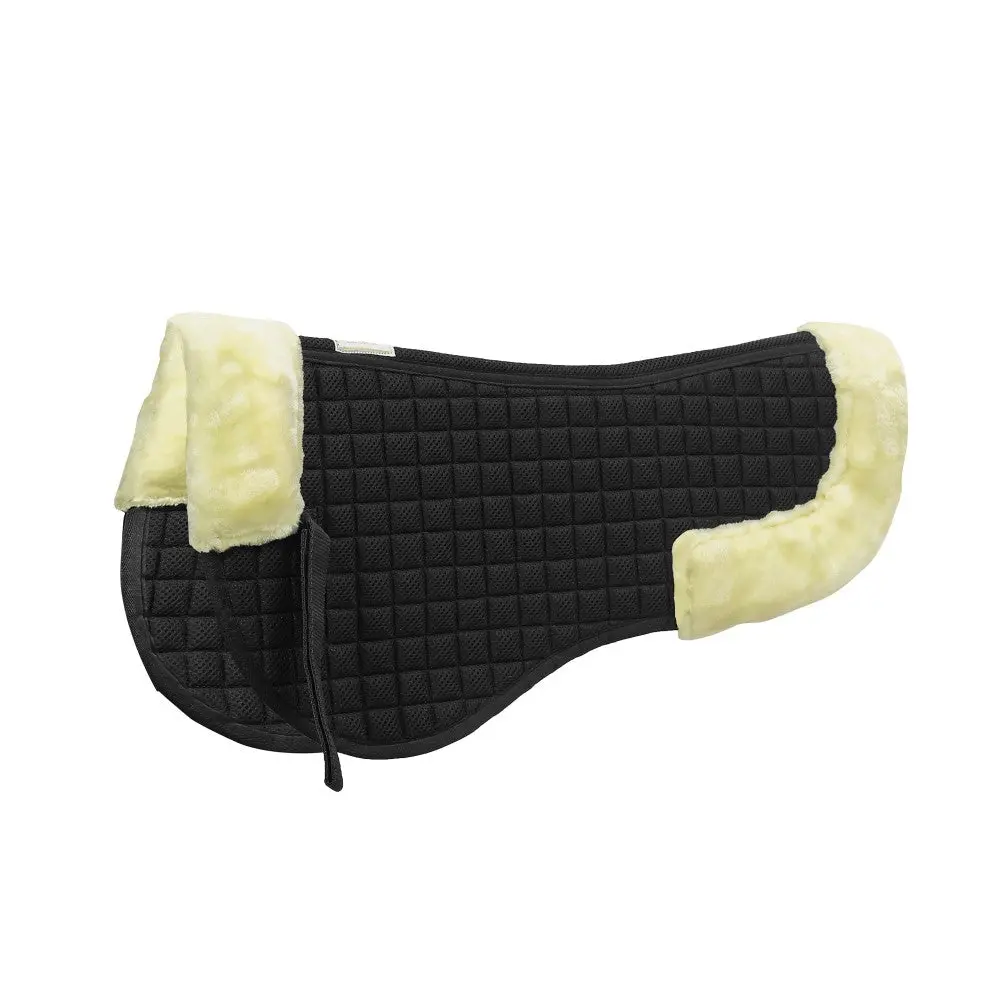 Lettia Coolmax Sherpa Quilted Half Pad W/ Trim 2