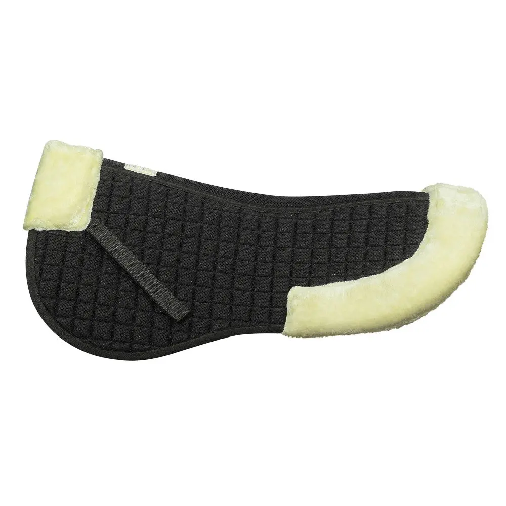 Lettia Coolmax Sherpa Quilted Half Pad W/ Trim 1