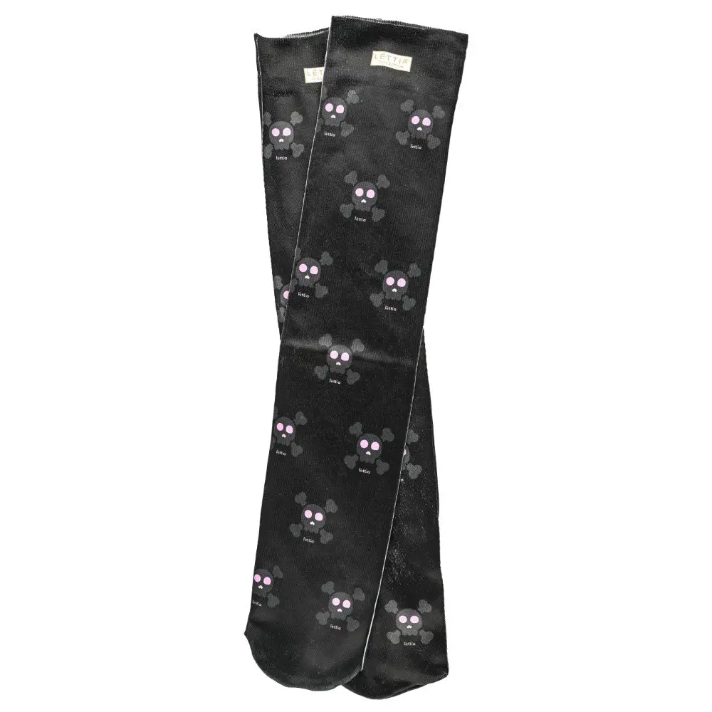 Lettia Skull Boot Sock 1