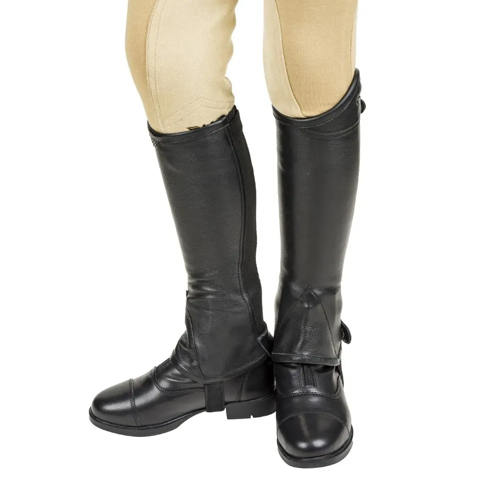 Lettia Children's London Leather Half Chaps 2