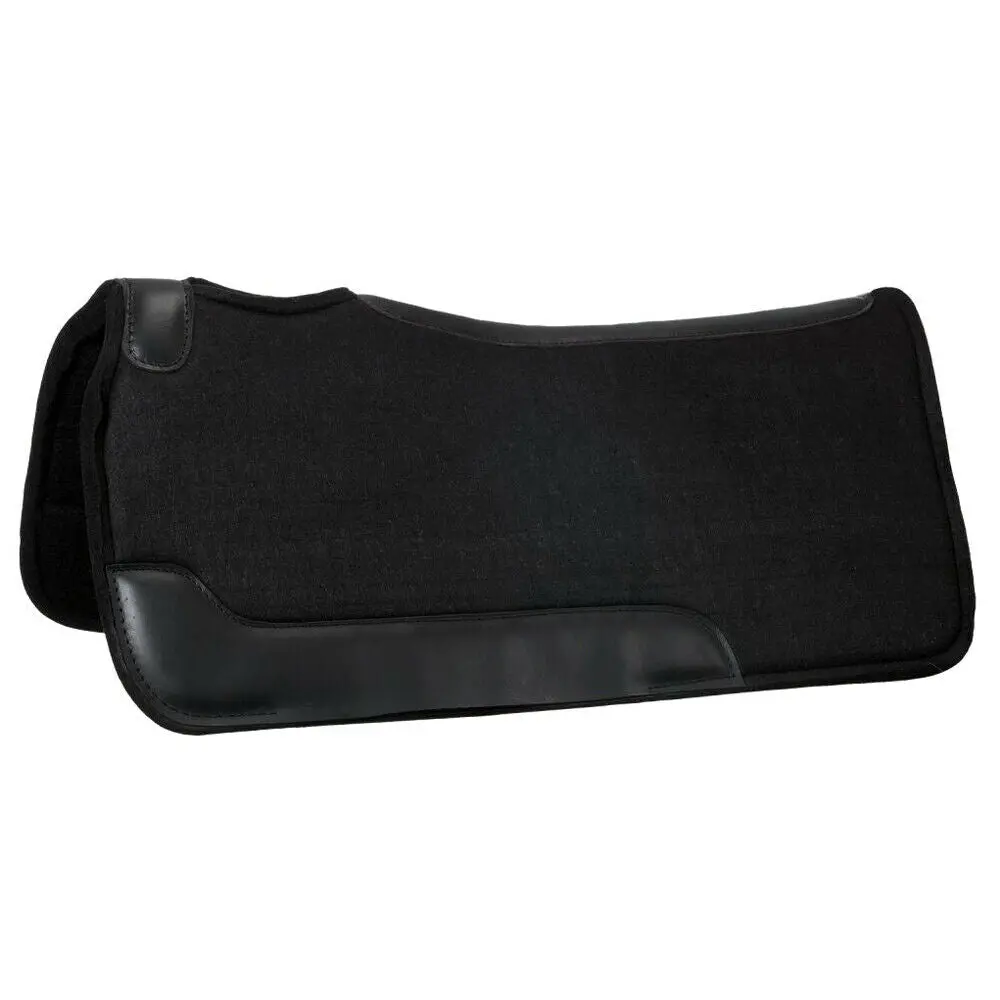 32 In X Tough-1 Contour Felt Horse Saddle Pad Black 1