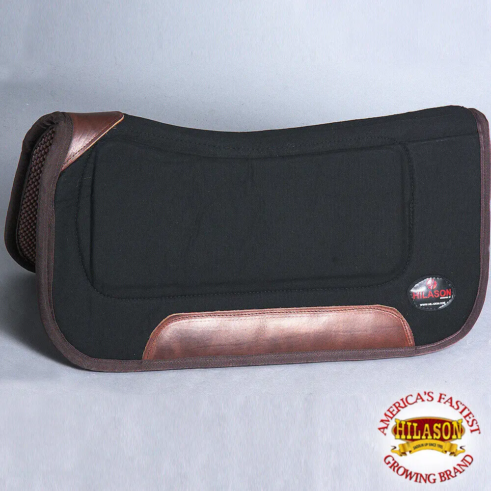 Hilason Made In Usa  32X32  Heavy Duty Anti Slip Felt Horse Saddle Pad 1