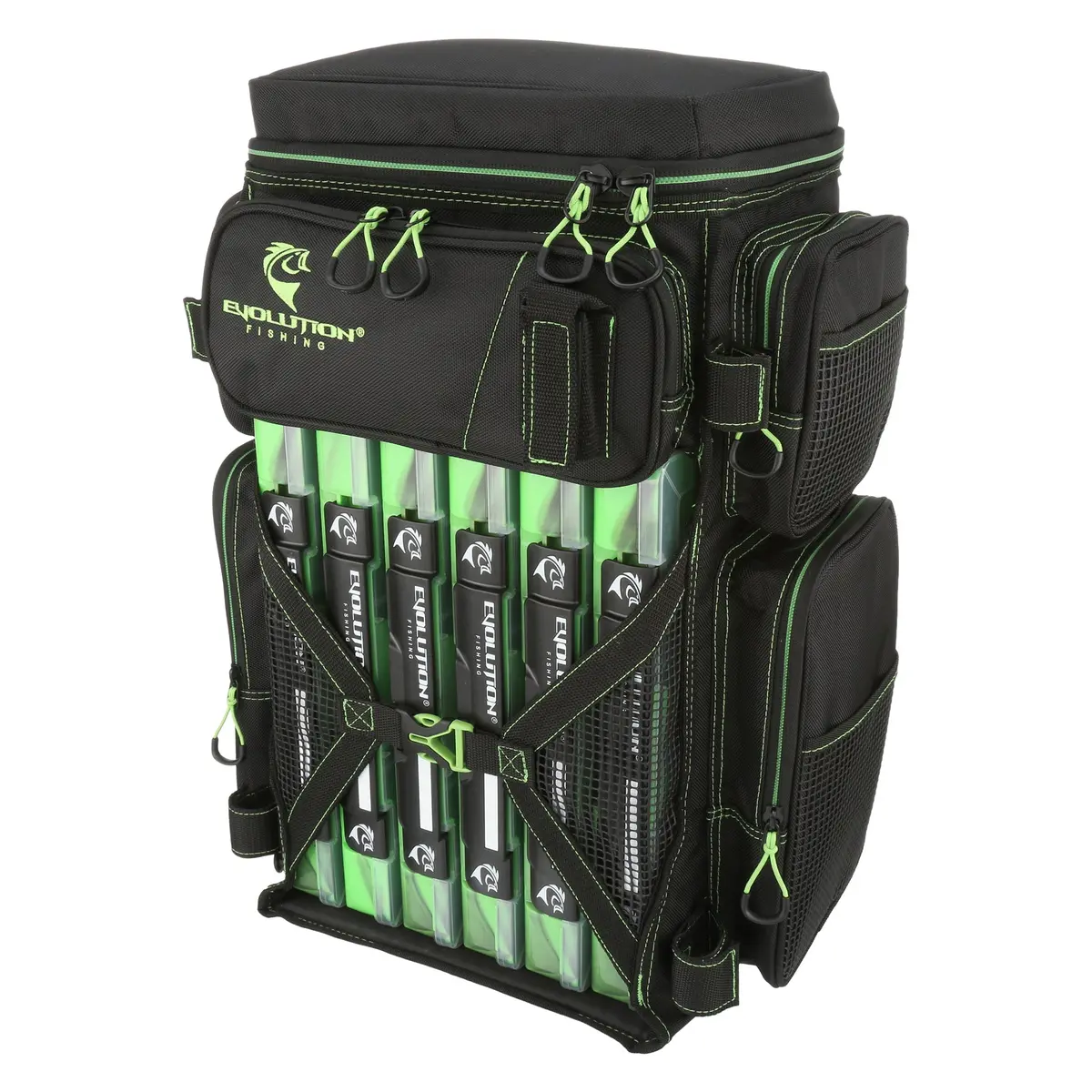 Drift Series 3700 Tackle Backpack With Rod Holders & Quiklatch Trays 1