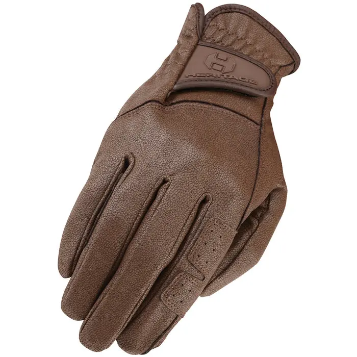 11 Sz Heritage Gpx Show Leather Glove Professional Competition Equestrian Brown 1