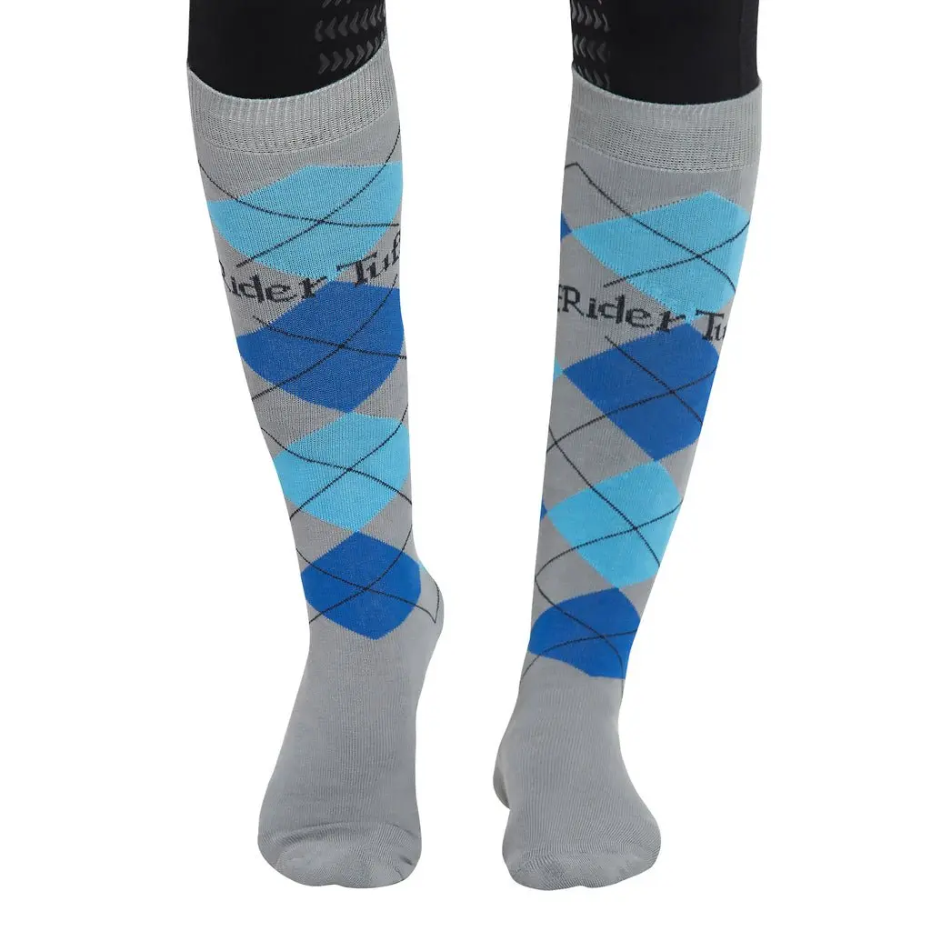 Tuffrider Argyle Knee Hi Socks 2