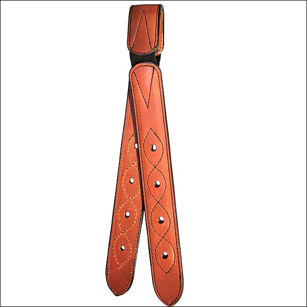 Walnut Circle Y Elastic Off Strap Girth Cinch Western Horse Tack 1