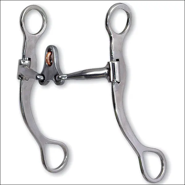 7 1/2" Classic Equine Performance Series Ring Gag Twisted Wire Horse Mouth Bit 1