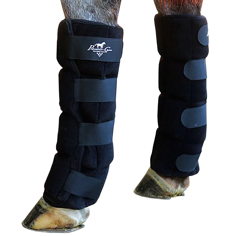 3X5 Standard Size Professional Choice Neoprene Horse Ice Boot Black 1
