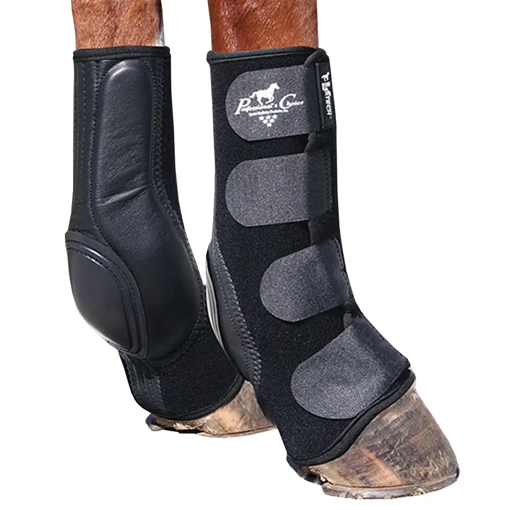 Professional Choice Tack Standard Ventech Slide Tec Skid Horse Leg Boots Black 1
