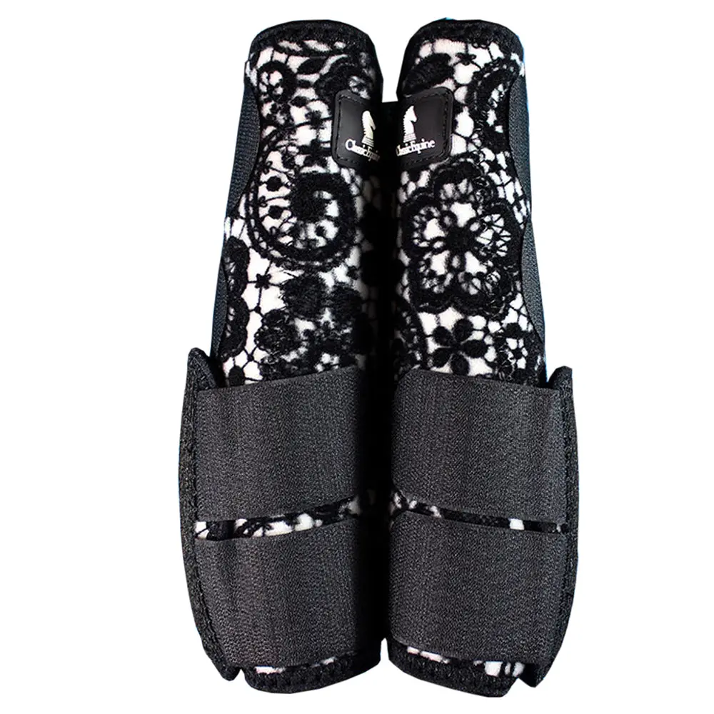 Classic Equine Lrg Western Horse Legacy System Hind Sports Boots Pair Black 1