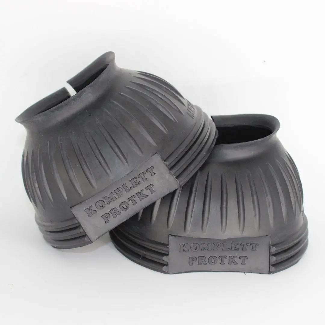 Tuffrider Komplett Protkt Bell Boots Ribbed And Ringer With Hook And Loop Tape 1