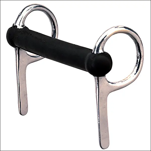 Weaver Leather Driving Horse Bit 5 Inch Rubber Mouth Stainless Steel 1