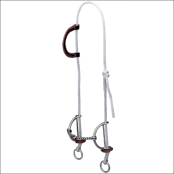 Weaver Leather Gag Bridle With Twisted Mouth Sliding Horse Bit 1