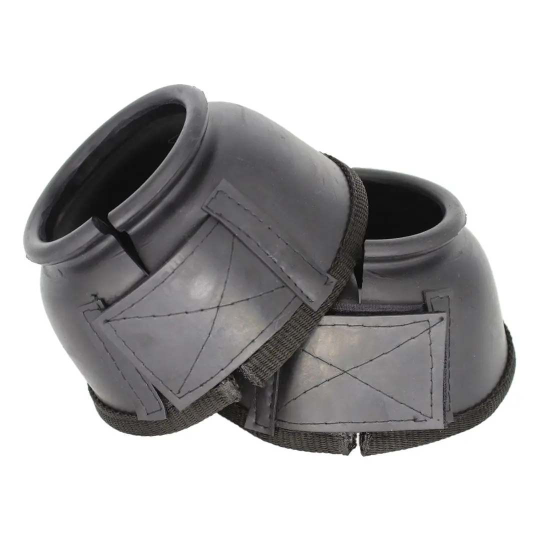 Tuffrider Round Top Plain Bell Boots Pvc Foam Hook And Loop W/ Bottom Tape 1