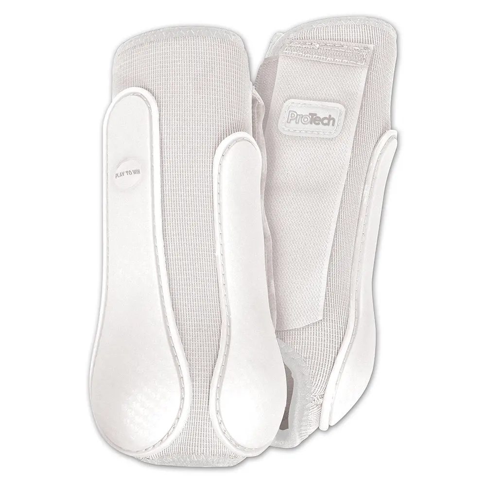 Large Classic Rope Company Horse Boots Pro Tech Front White 1