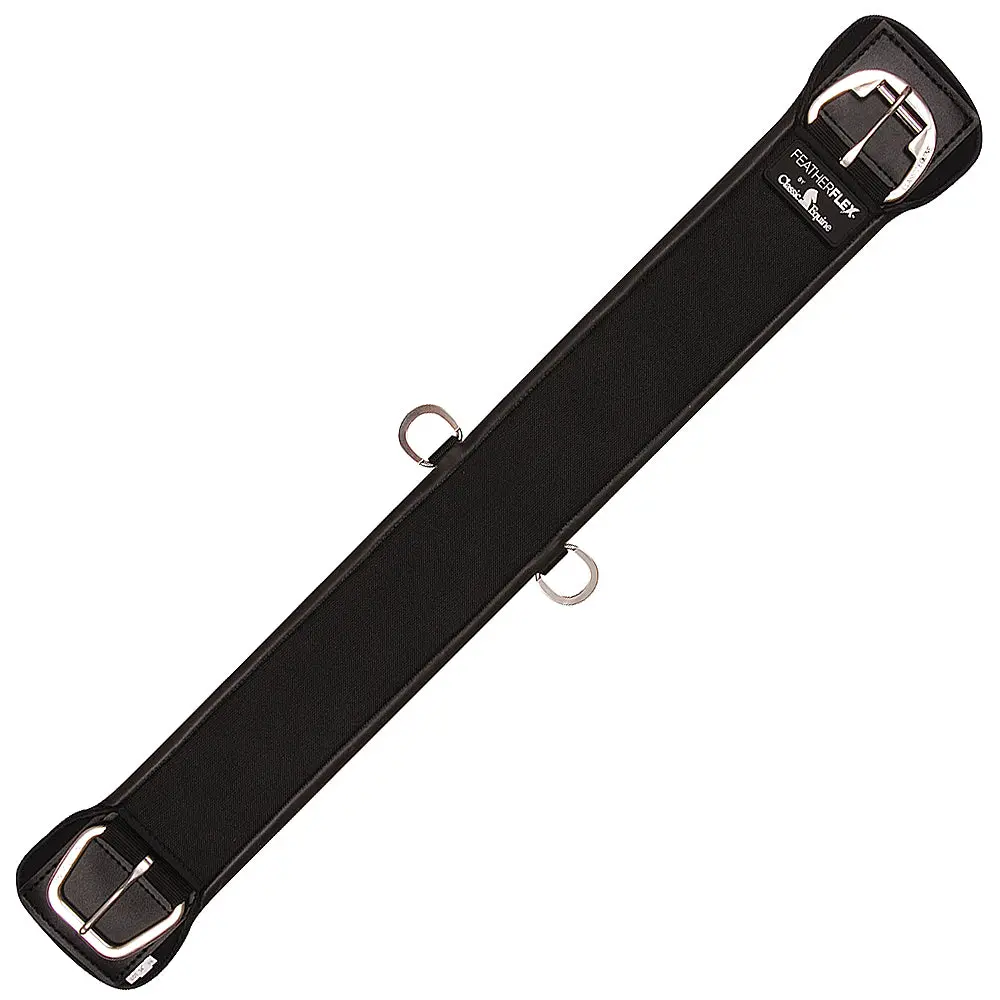 26 Inch Black Classic Equine Feather Flex Straight Cinch Girth Horse 1