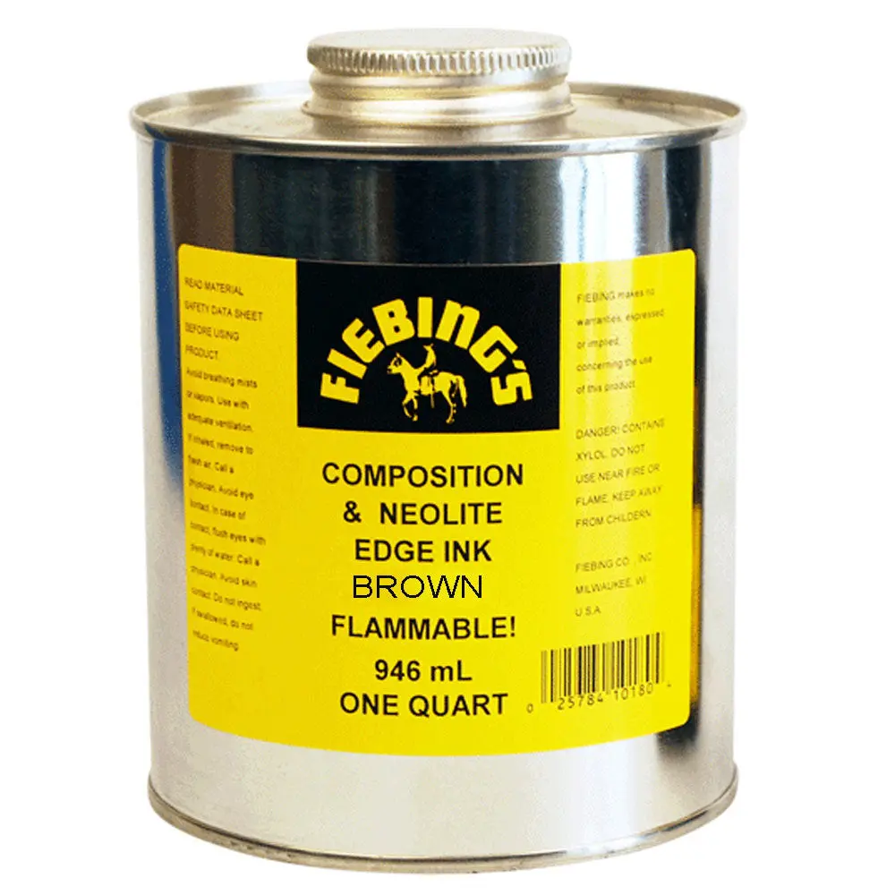Fiebing's Composition & Neolite Ink Brown 32 Ounce 1