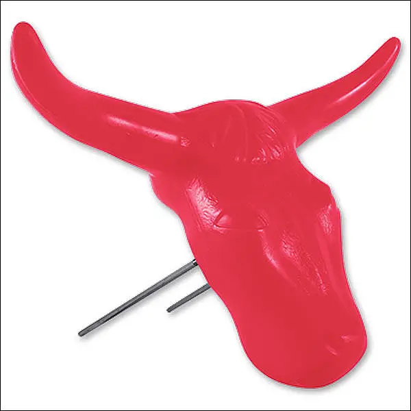 Classic Equine Pink Steer Head Western Bull Rodeo 1