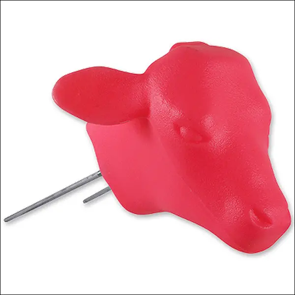 Classic Equine Pink Calf Head Dummy Roping Western Rodeo Bull 1