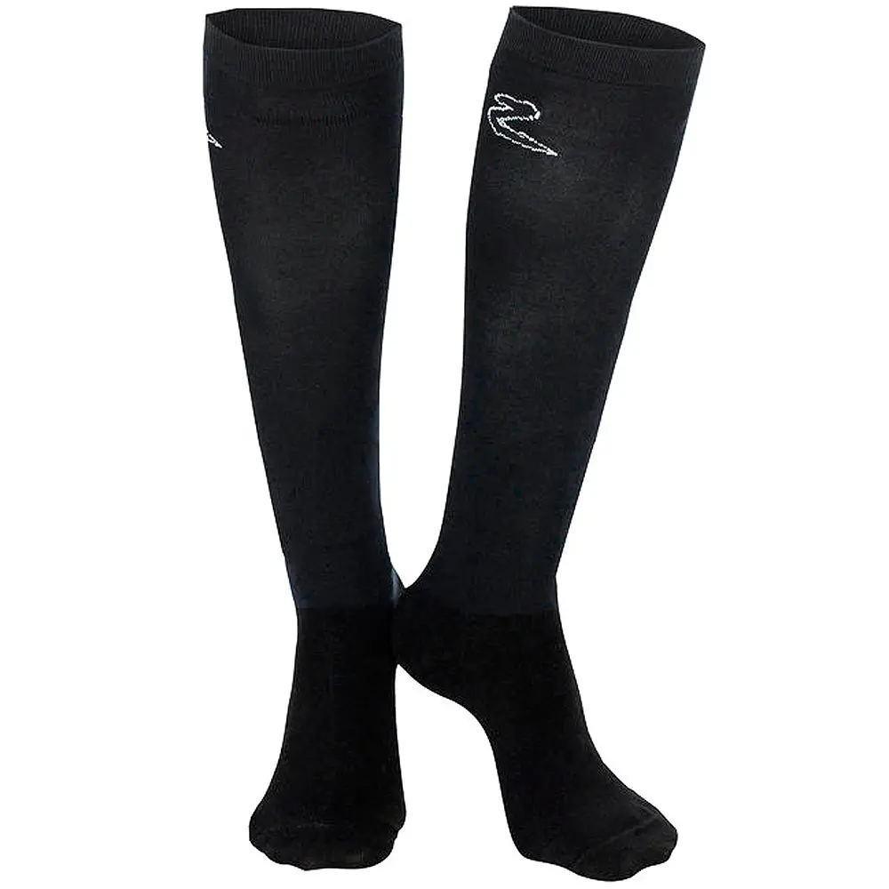 Horze Competition Socks, 2 Pack Black 10-12 1