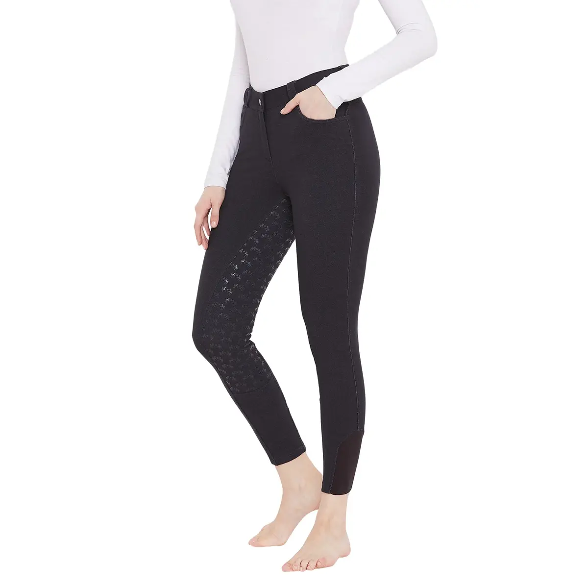 Equine Couture Heather Silicone Full Seat Breech 1