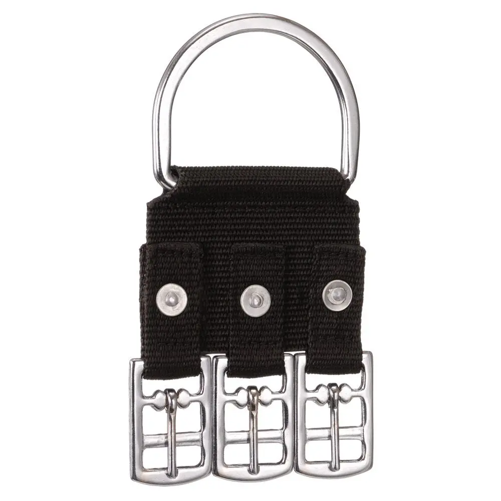 Tough-1 Black Nylon Three Buckle Western Cinch Girth Converter Tack Horse 1