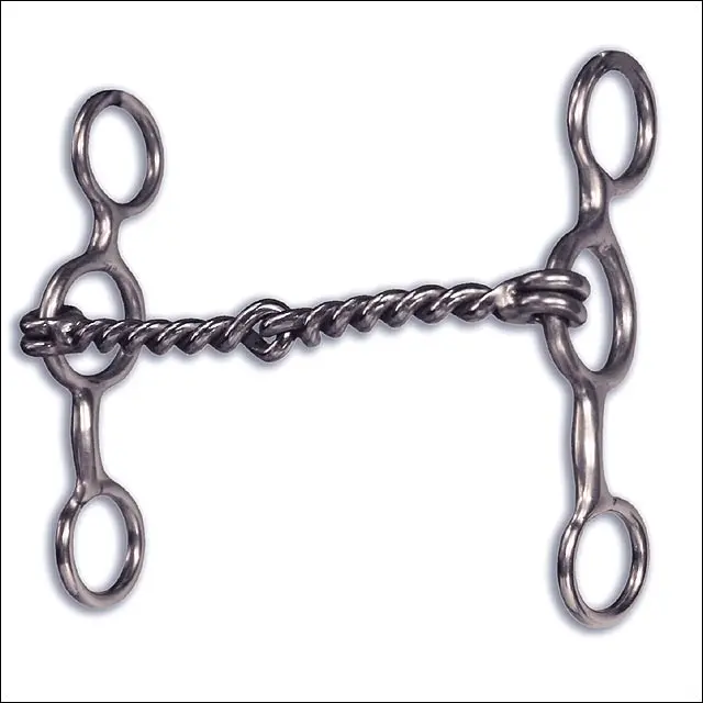 Professional Choice Equisential Performance Short Shank Bit Twisted Wire Snaffle 1