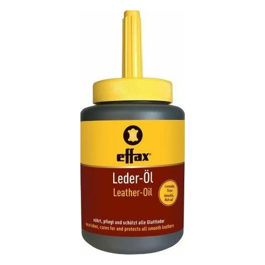 Effax Leather Oil, W/ Applicator Brush- 16 Fl Oz. 1