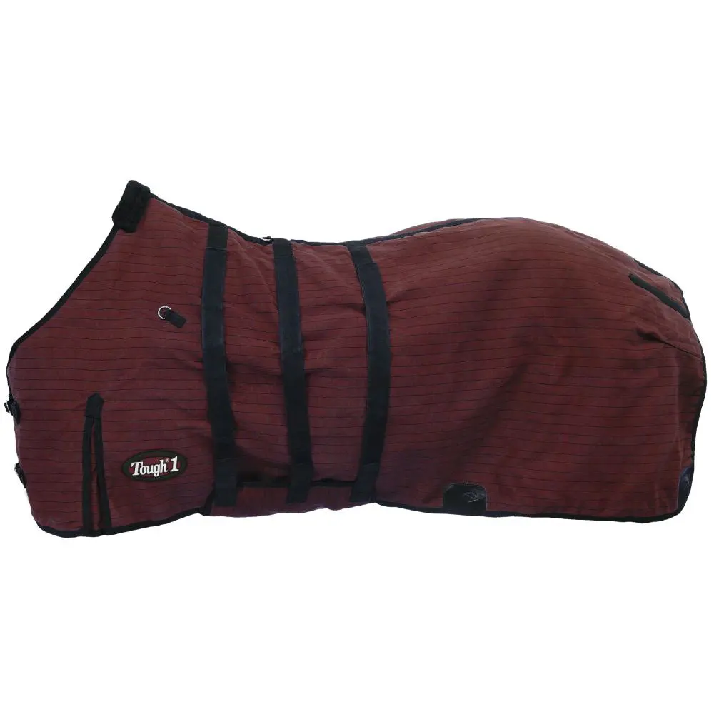 81" Tough-1 Storm Buster Belly Wrap West Coast Horse Blanket Burgundy 1