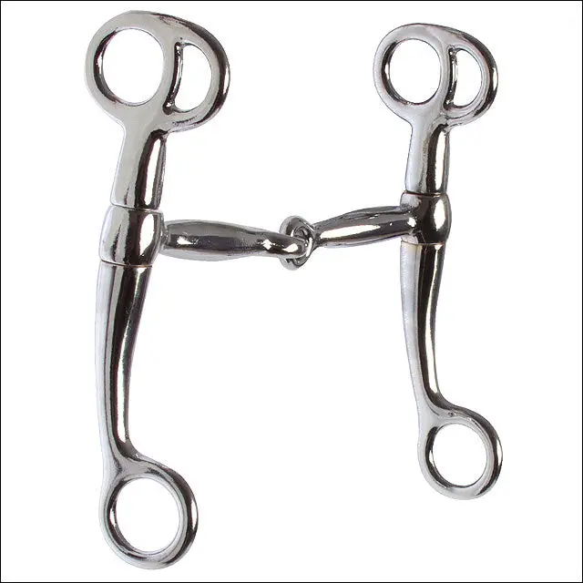 5" X 6" Hilason Western Mi Tom Thumb Horse Bit Cheekpiece 1