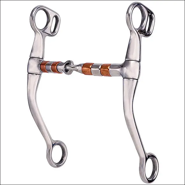 Hilason Stainless Steel Training Tack Horse Bit Snaffle Mouth 1