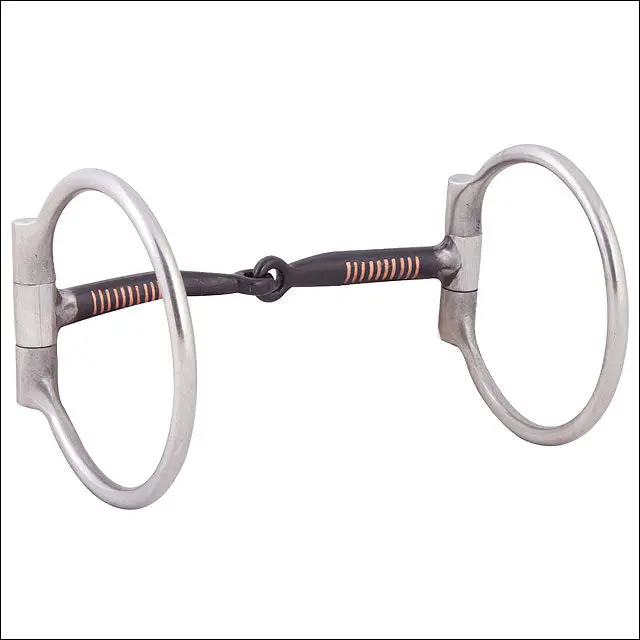 Hilason Stainless Steel Tack Horse Snaffle Bit 5" Sweet Iron Mouth 1