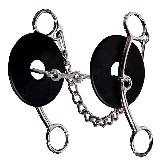 Professional Choice Brittany Pozzi Three Piece Smooth Snaffle Horse Mouth Bit 1