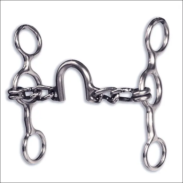 Professional Choice Equisential Performance Short Shank Horse Bit Ported Chain 1