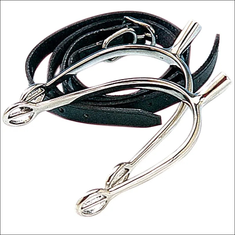 Korsteel Pow Show Ladies Spurs With Straps 3/4" Neck By Weatherbeeta 1