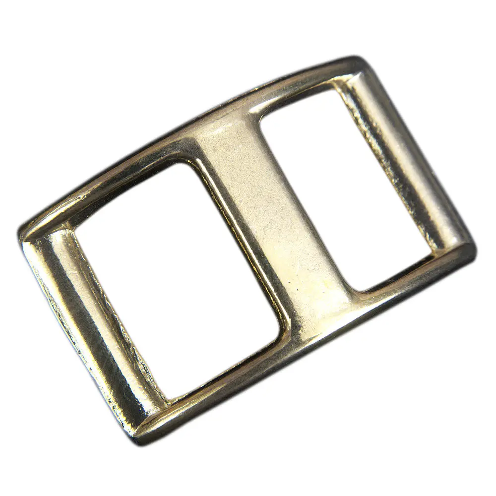 5/8 In Hilason Western Horse Tack Die Cast Conway Buckle Brass Plated 1