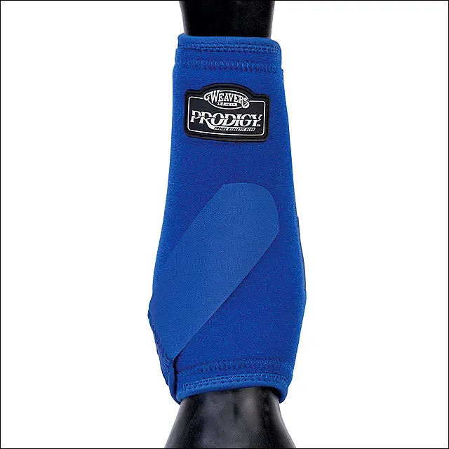 Small Weaver Prodigy Neoprene Horse Front Protective Athletic Boots Pair Blue 1