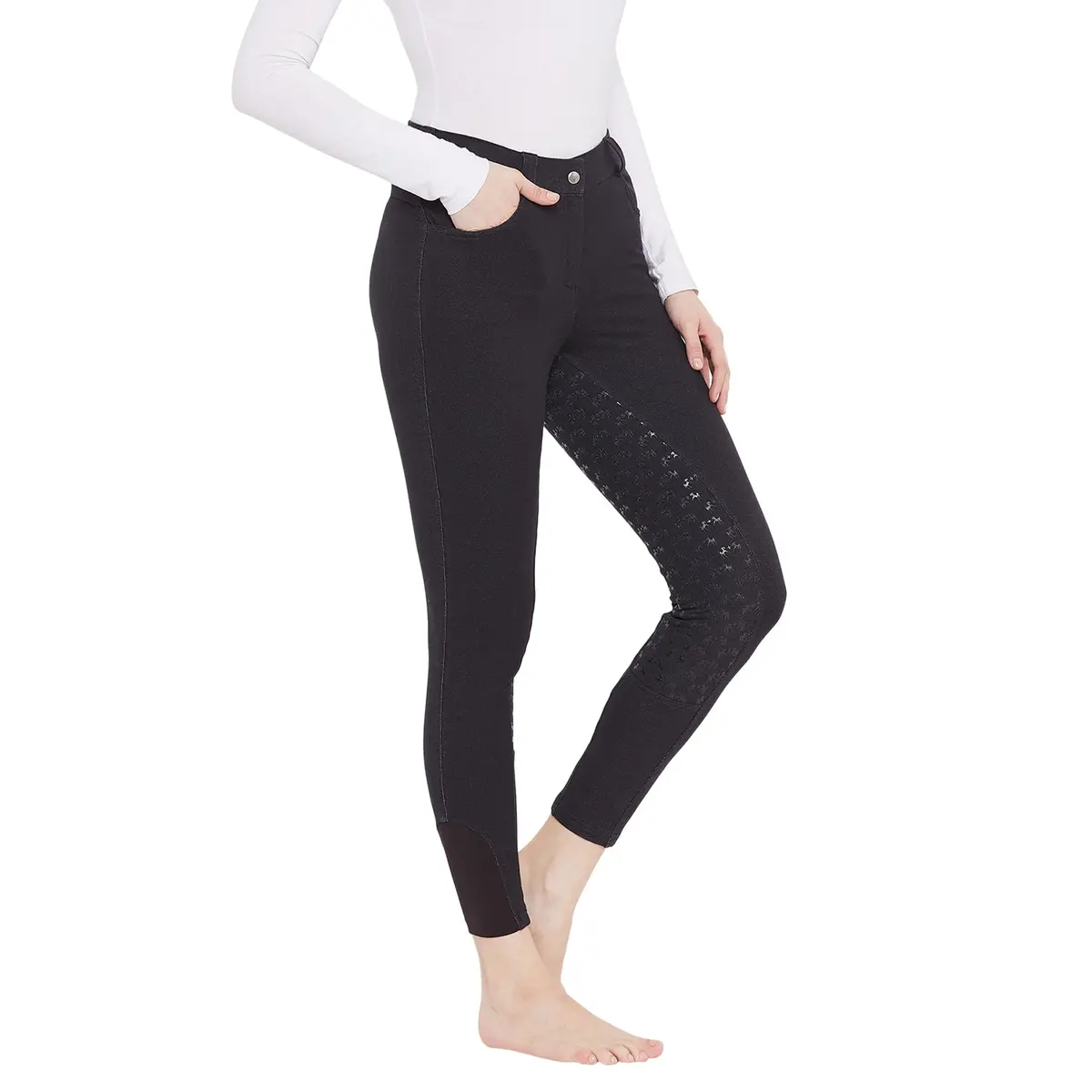 Equine Couture Heather Silicone Full Seat Breech 7