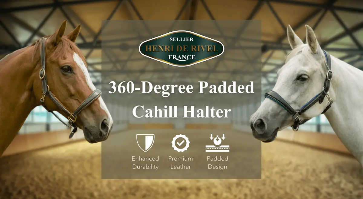 Henri De Rivel 360-Degree Padded Cahill Halter 4